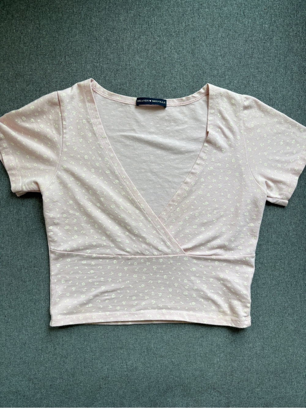 Brandy Melville Floral Crop Top